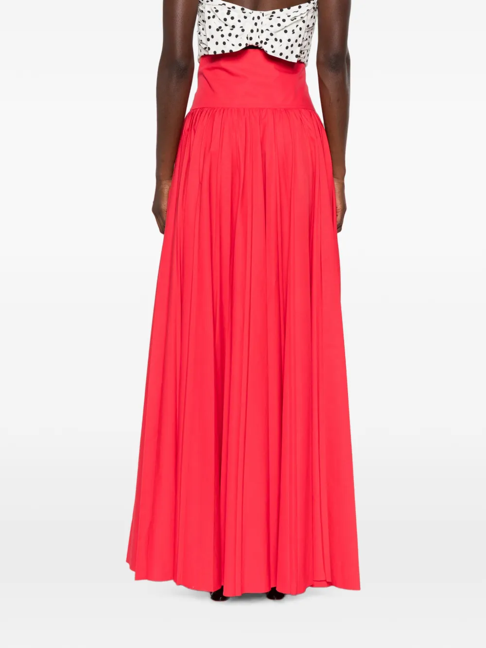 Philosophy Di Lorenzo Serafini Maxi-rok met strikdetail Rood
