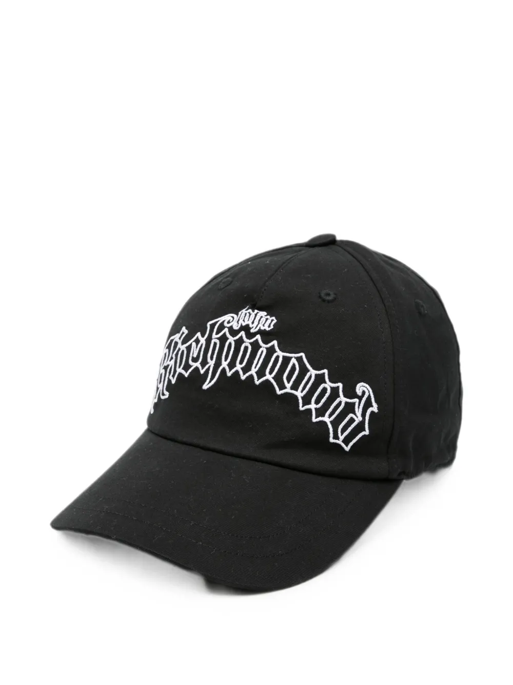 John Richmond logo-embroidered baseball cap - Nero