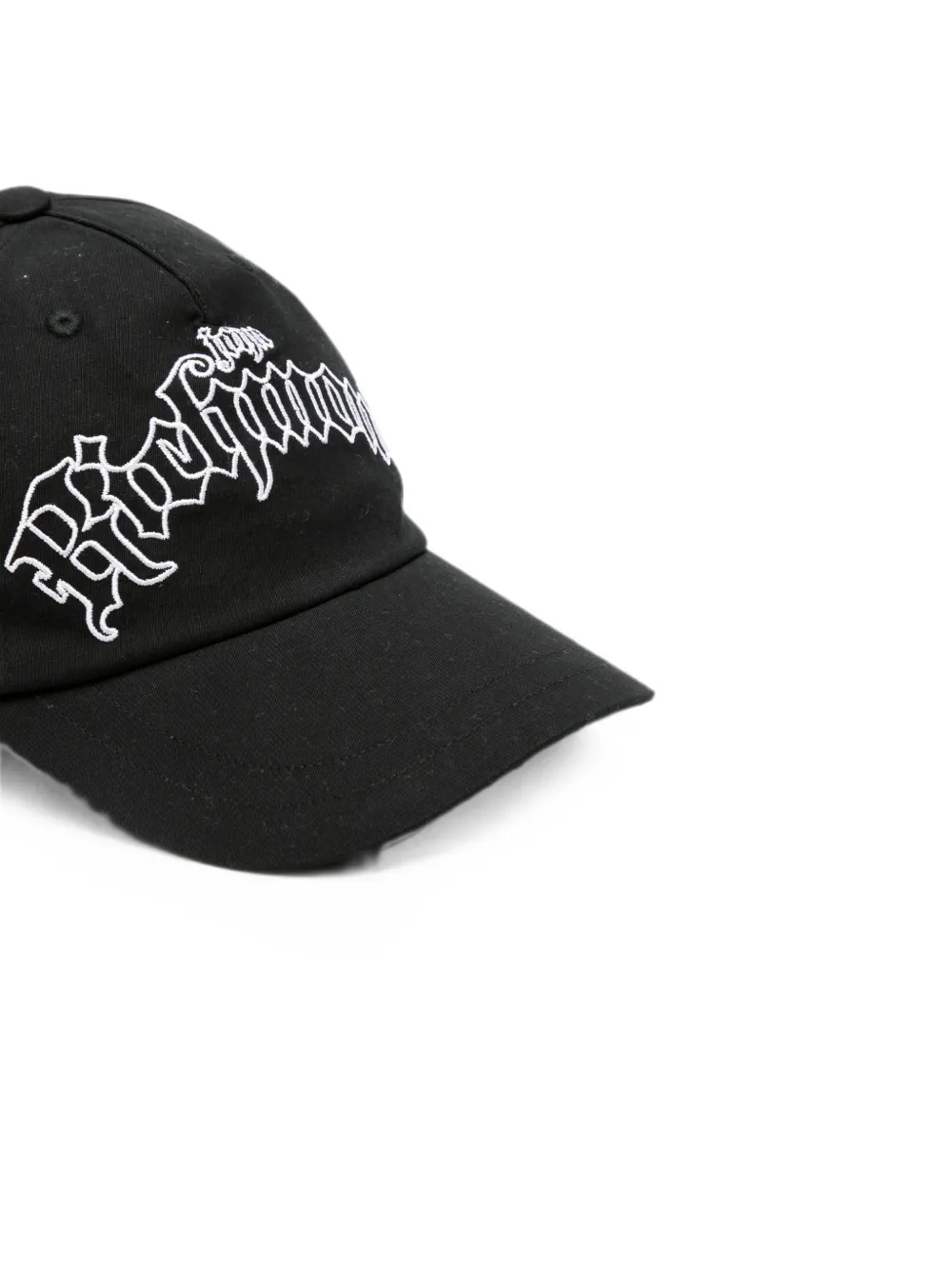 John Richmond Honkbalpet met geborduurd logo Zwart