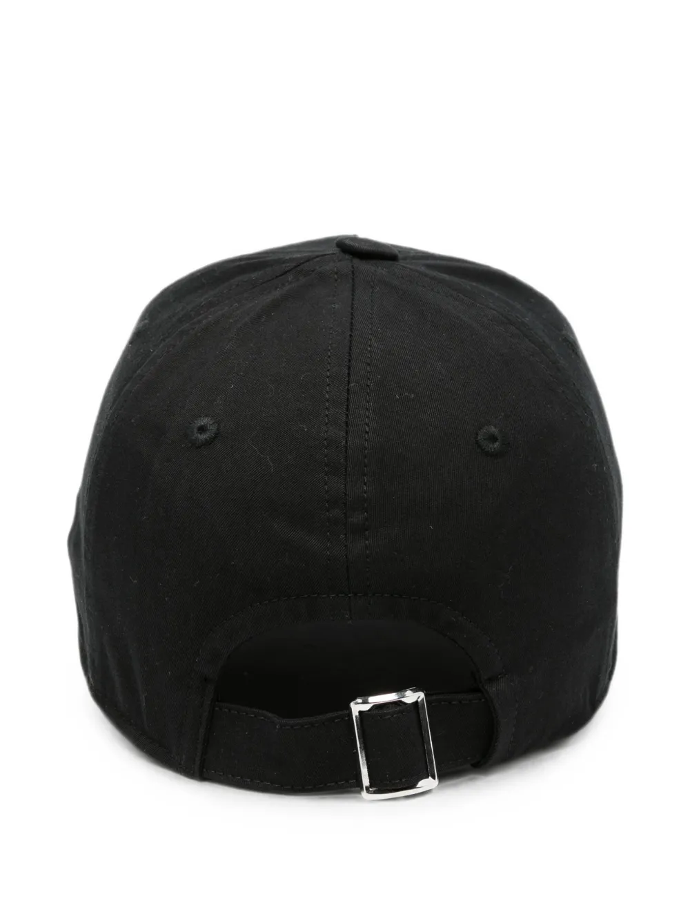 John Richmond Honkbalpet met geborduurd logo Zwart