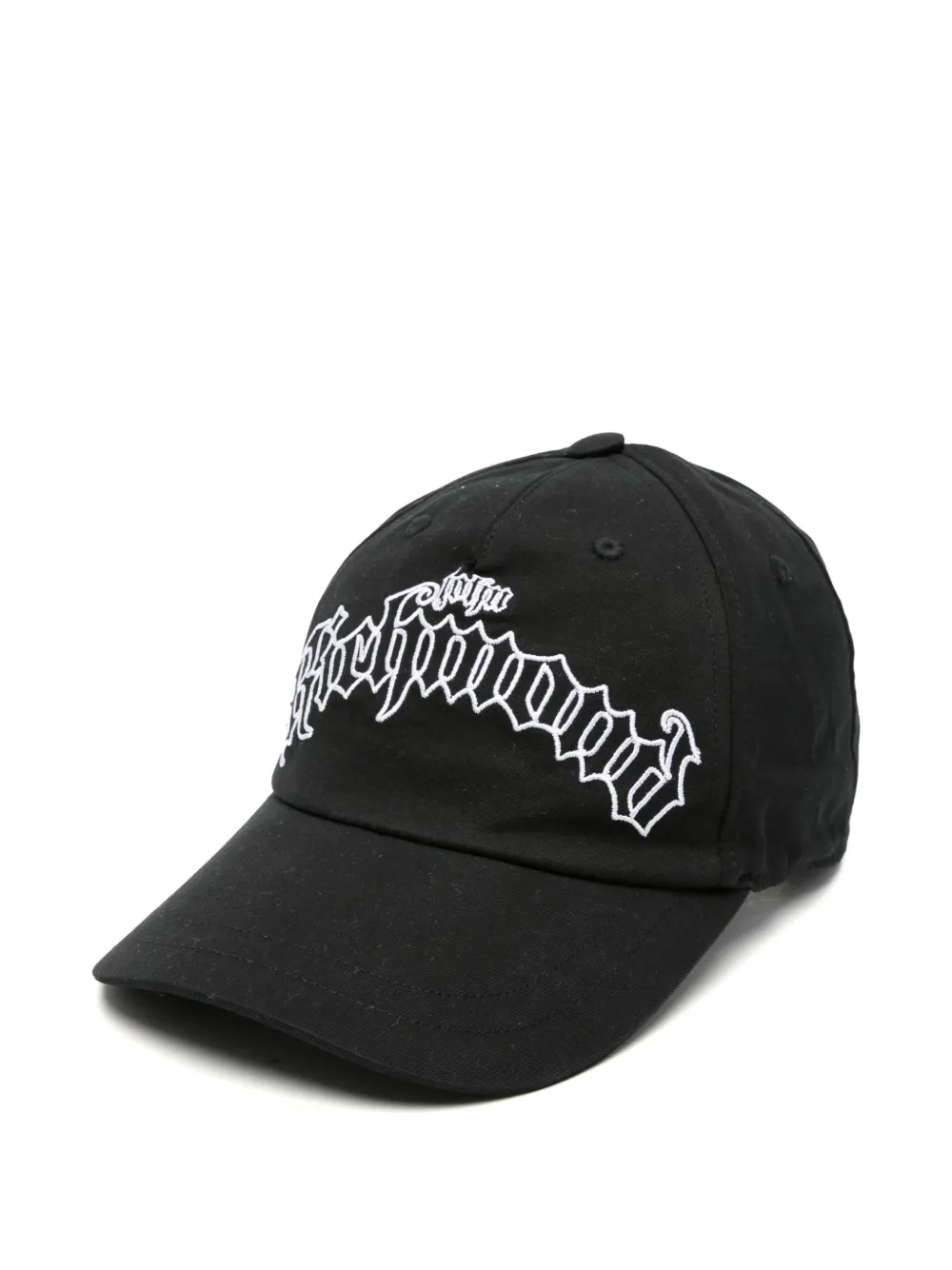 John Richmond logo-embroidered baseball cap - Nero