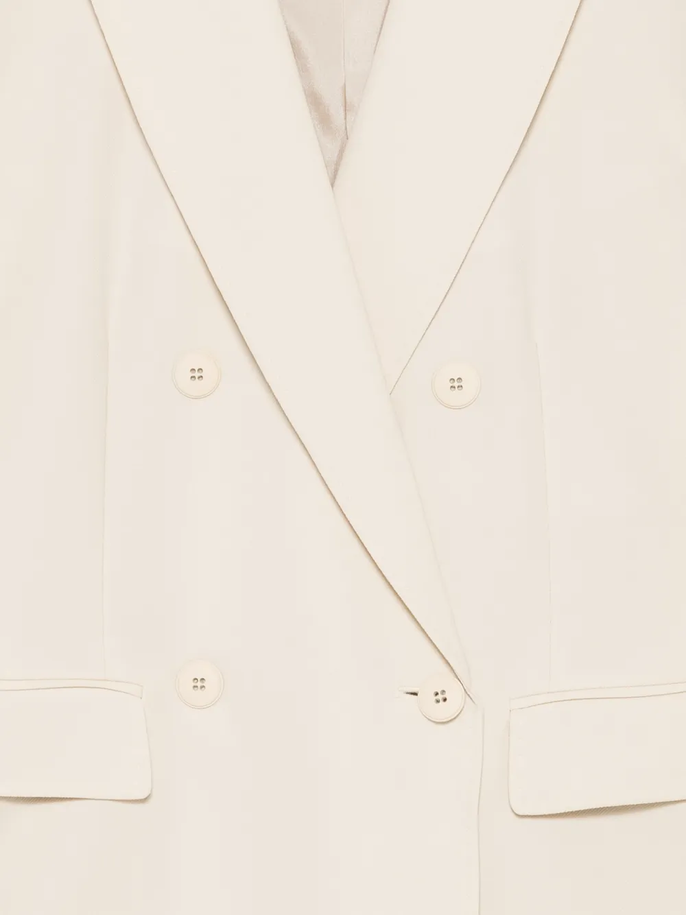 'S Max Mara Ebbri blazer met puntige revers Beige