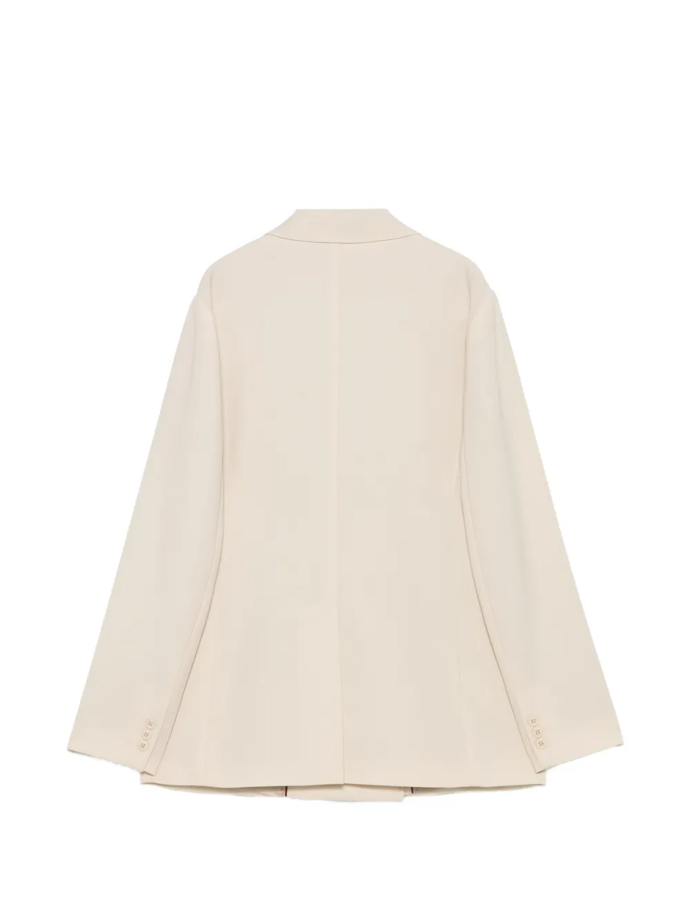 'S Max Mara Ebbri blazer met puntige revers Beige