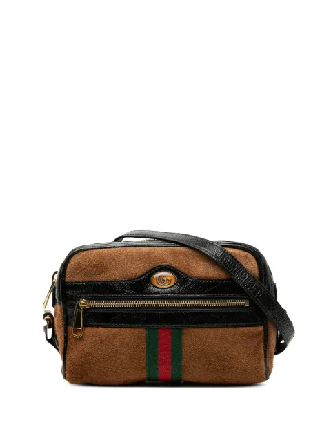 Gucci Pre-Owned 2016-2026 Mini Suede Ophidia crossbody bag