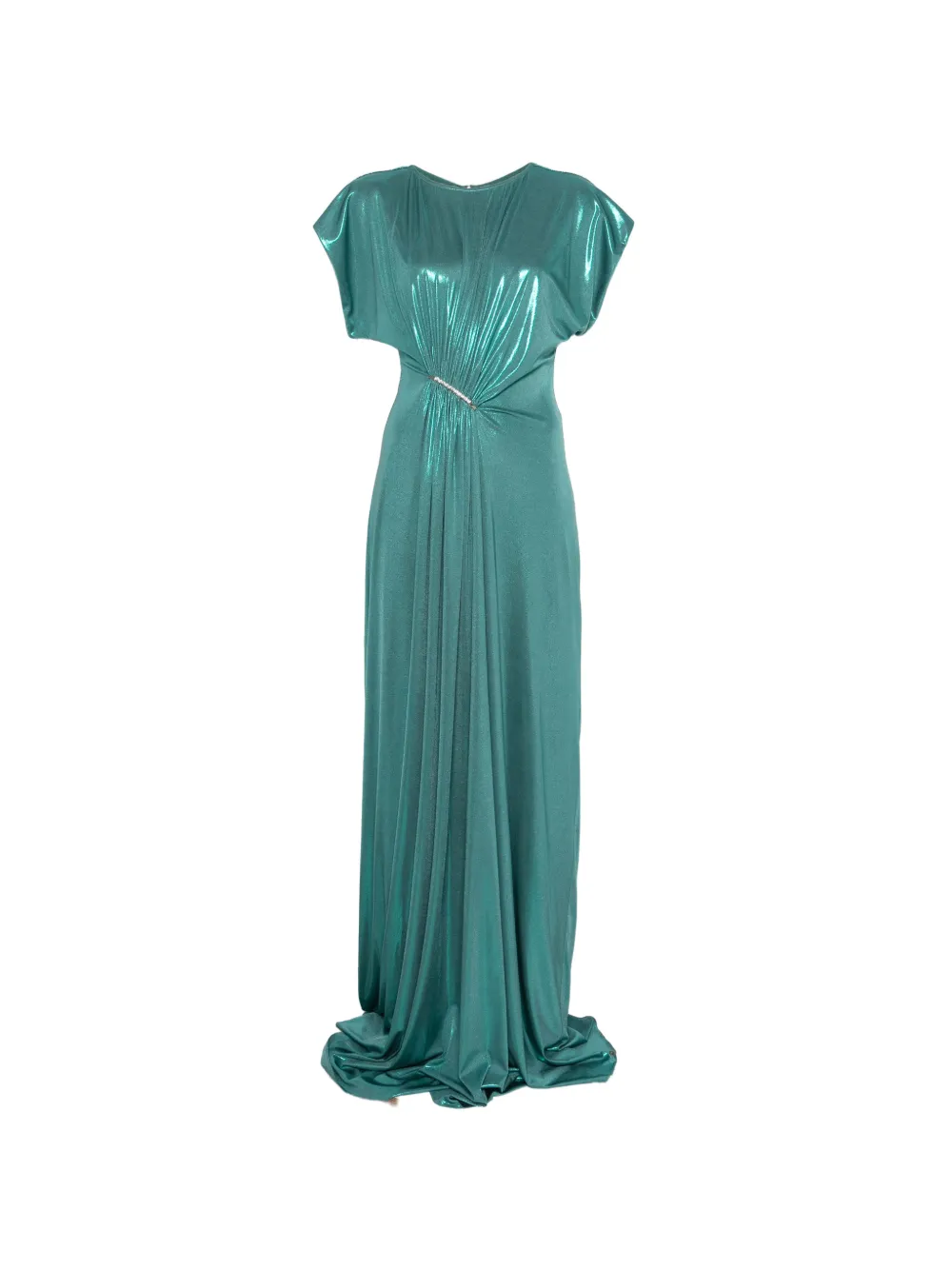 NISSA Nissa draped gown - Verde