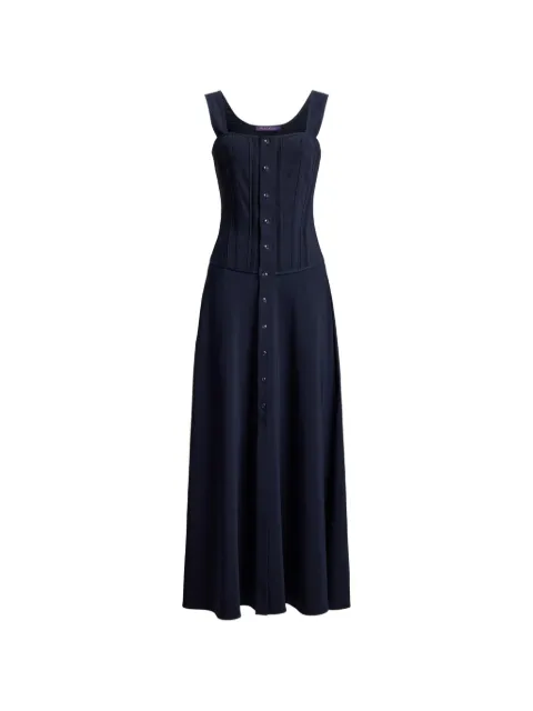 Ralph Lauren Collection Sophee button A-line dress