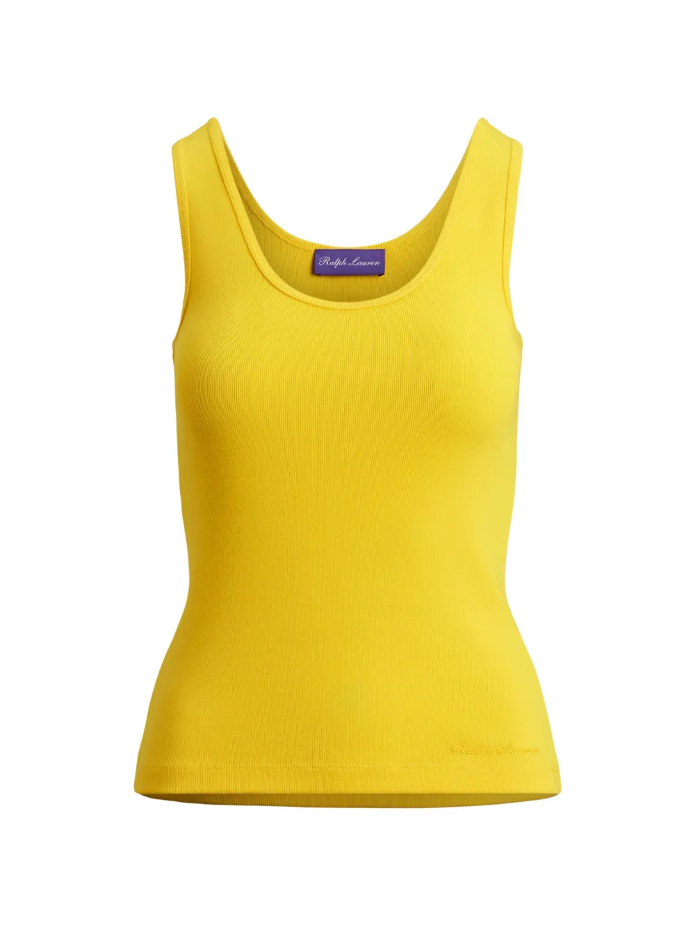 Ralph Lauren Collection Ellis rib-knit tank top - Giallo