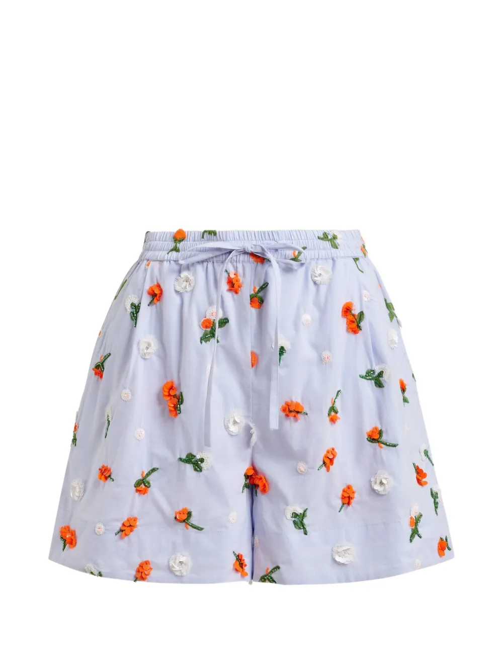 Essentiel Antwerp Shorts con decorazione - Blu
