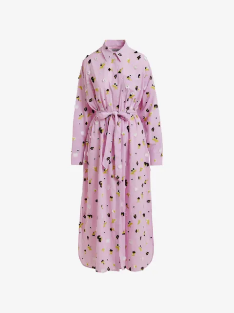 Essentiel Antwerp floral belted midi dress