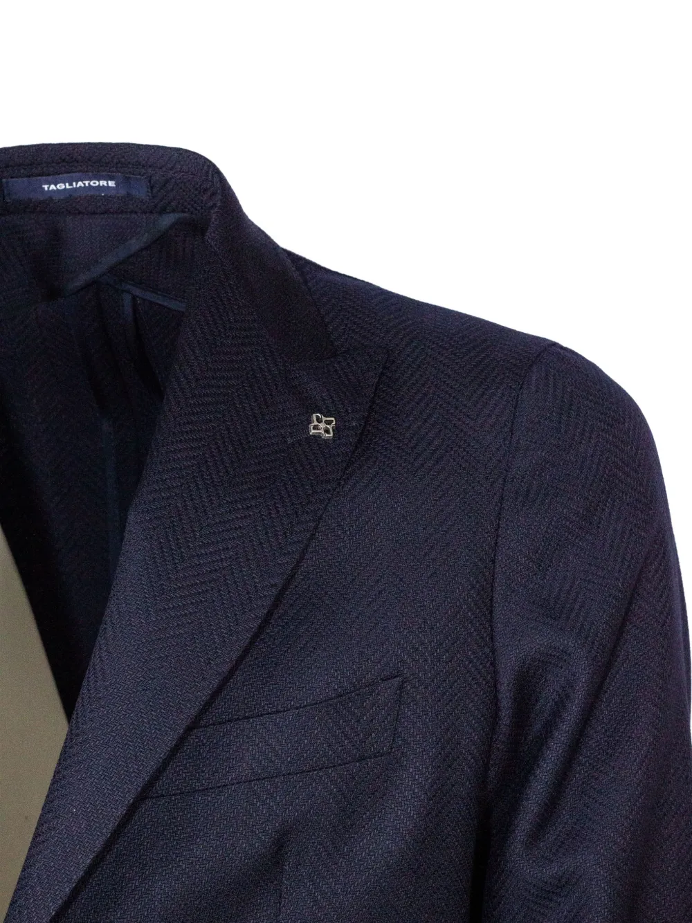 Tagliatore Blazer van scheerwol Blauw