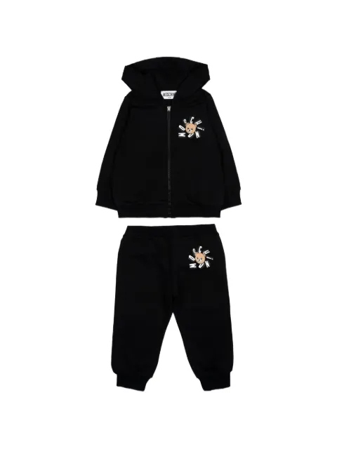 Moschino Kids Teddy Bear hooded graphic tracksuit