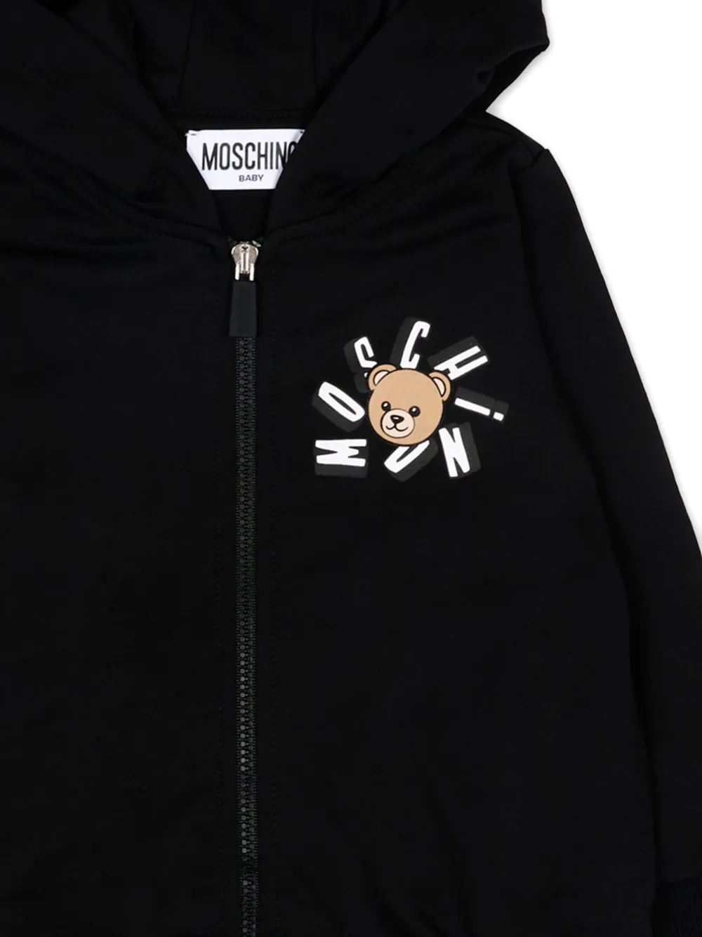 Moschino Kids Teddy Bear trainingspak met capuchon Zwart