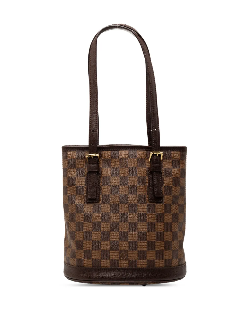 Louis Vuitton Pre-Owned 1993 Damier Ebene Marais bucket bag - Marrone