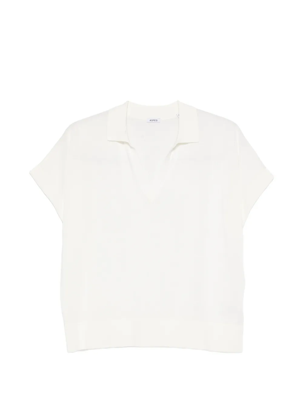 ASPESI Top con scollo a V - Toni neutri