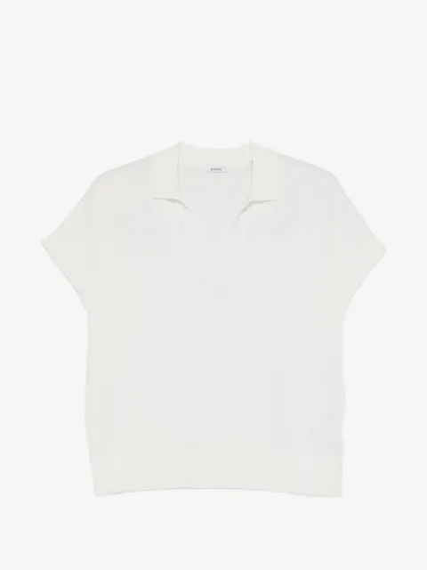 ASPESI V-neck short-sleeve top