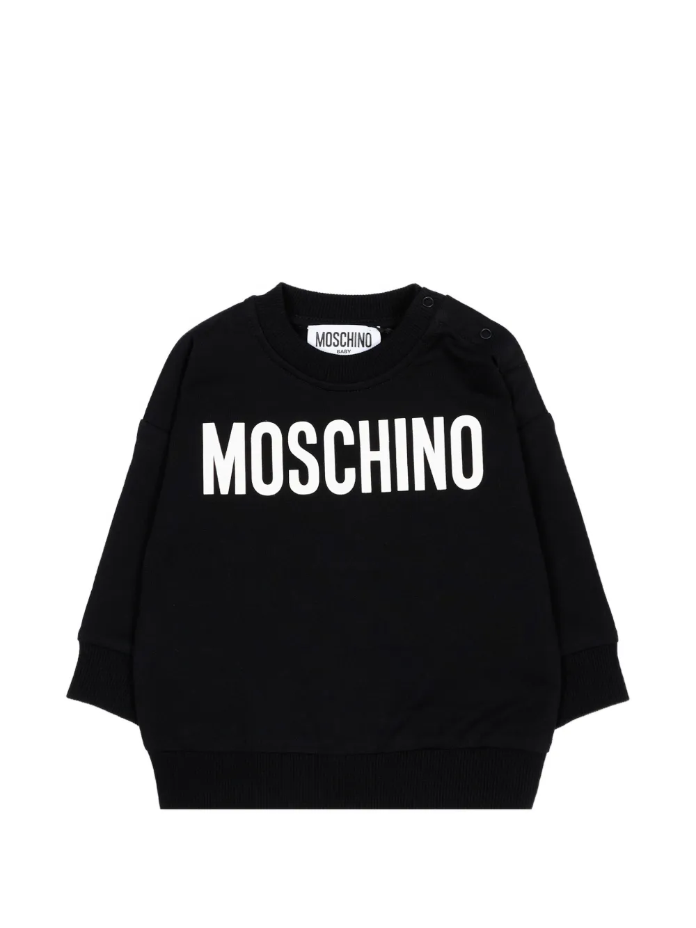 Moschino Kids logo sweatshirt - Nero