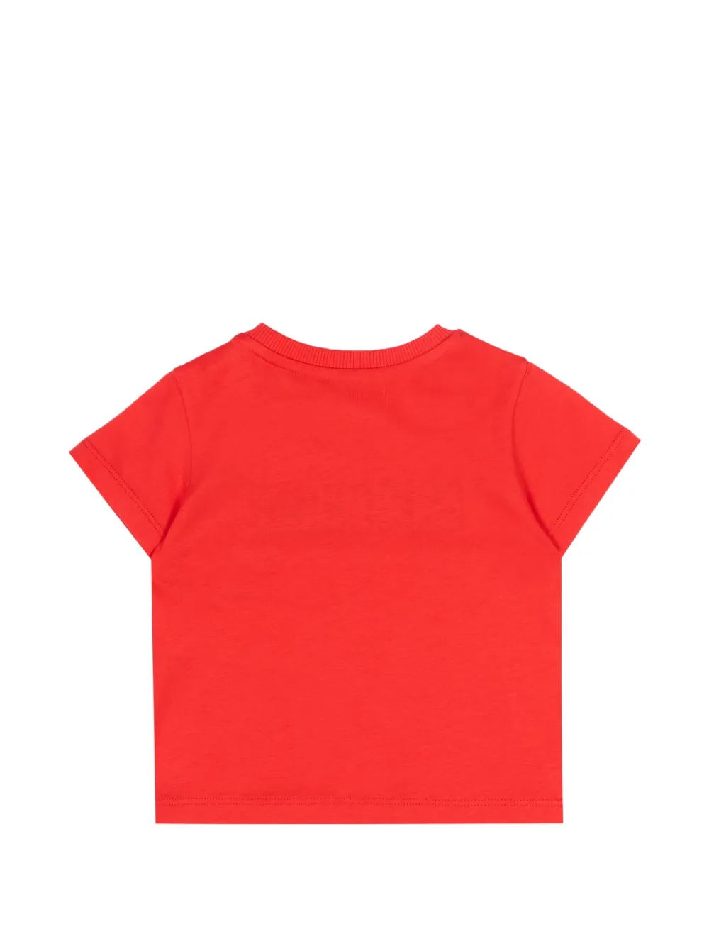 Moschino Kids T-shirt met logo Rood