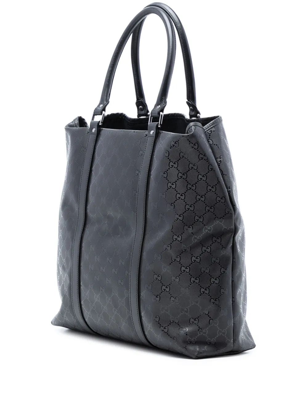  Gucci Pre-owned Borsa Tote Gg Imprime Joy Vertical 2016-2025 - Nero 