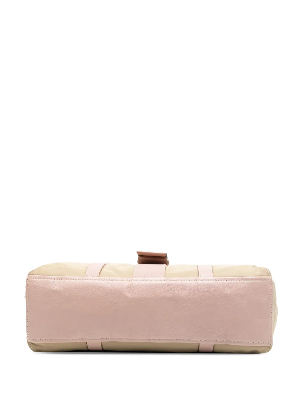 2013-2025 Vitello Trimmed Tessuto Shoulder Bag