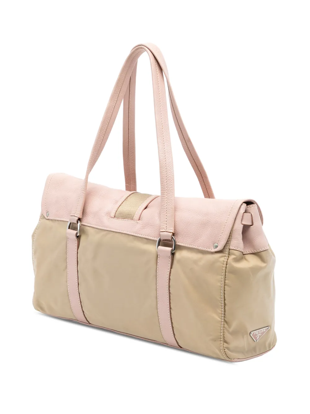 2013-2025 Vitello Trimmed Tessuto Shoulder Bag