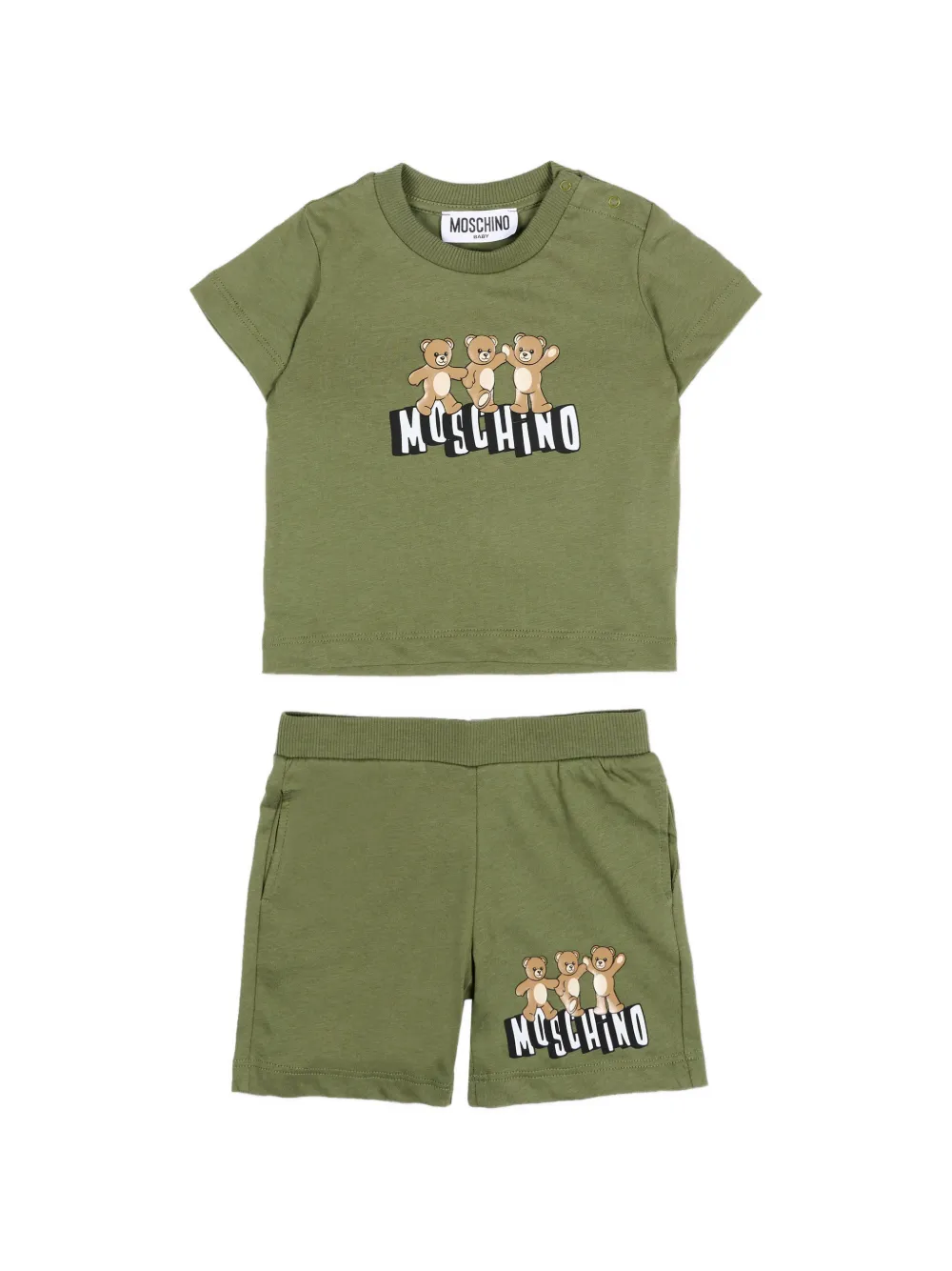 Moschino Kids Teddy Bear sports outfit - Grün