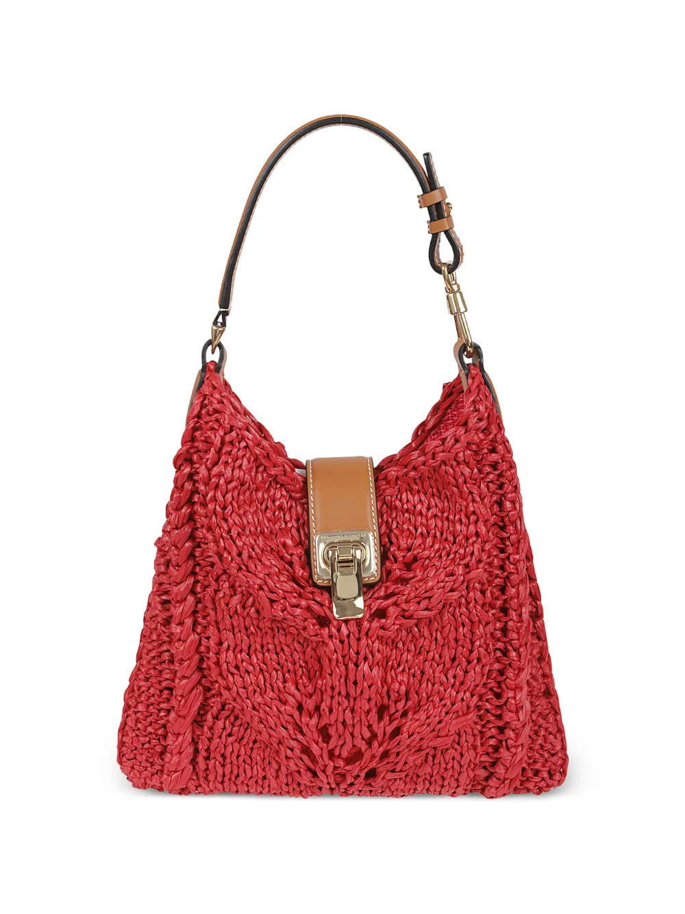 Ermanno Scervino woven shoulder bag - Rosso
