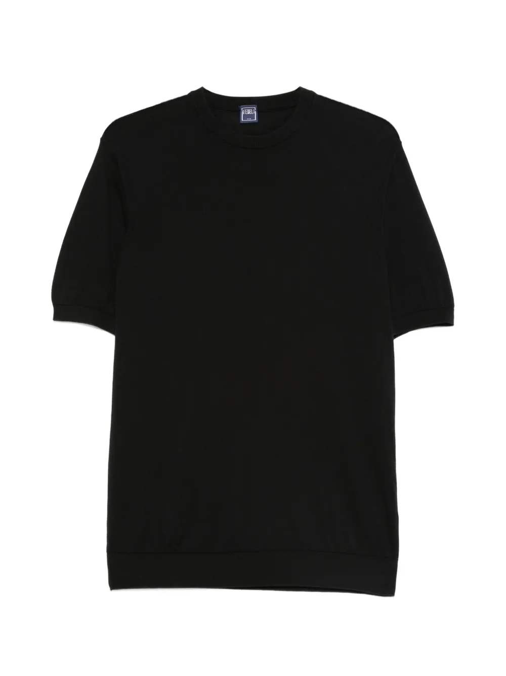 Fedeli crew-neck short-sleeve T-shirt - Nero