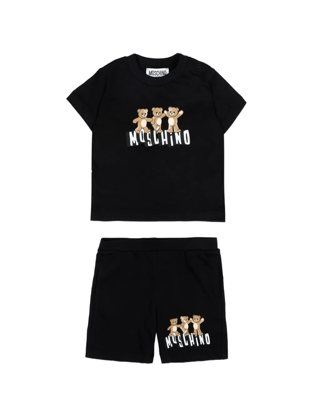 Moschino Kids Teddy bear sports set - Schwarz