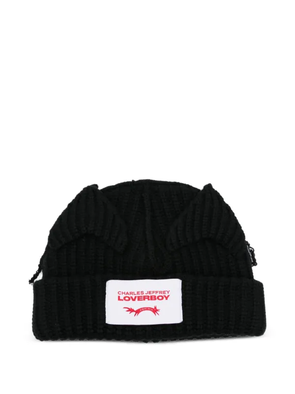 【LOVERBOY】 確実正規CHUNKYEARSBEANIE IN BLACK 34133385_65214080_600.jpg