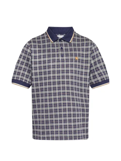 Burberry check short-sleeve polo shirt