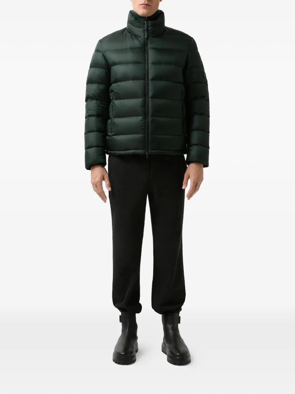  Bogner Logo-patch Padded Jacket - Green 