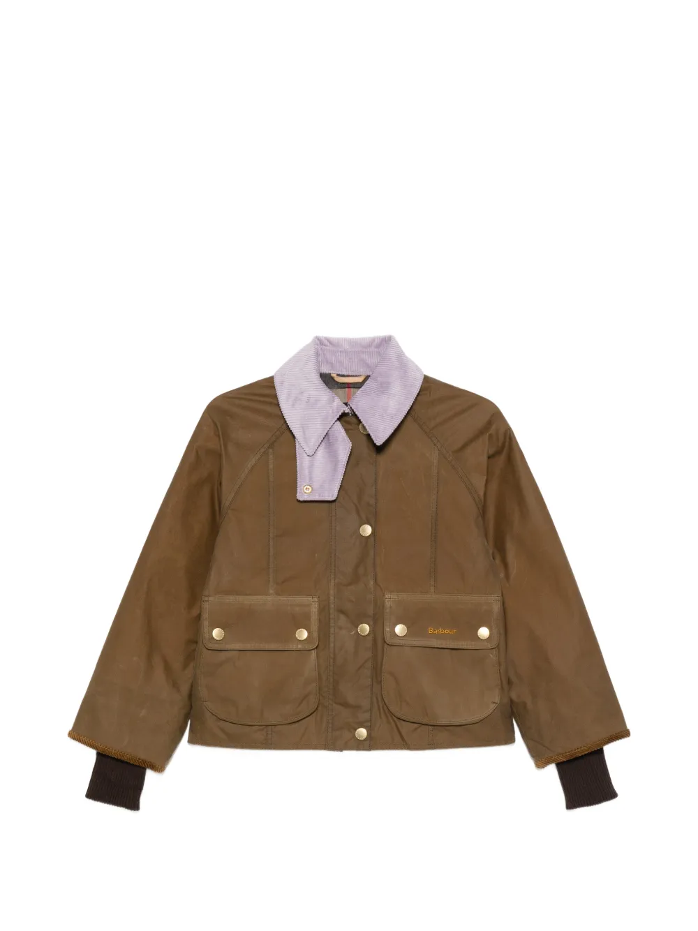 Barbour Beadnell corduroy-collar jacket - Braun
