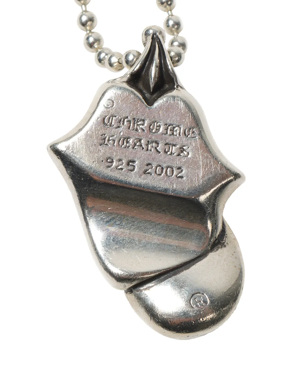 Chrome Hearts Pendente Rolling Stones - Argento