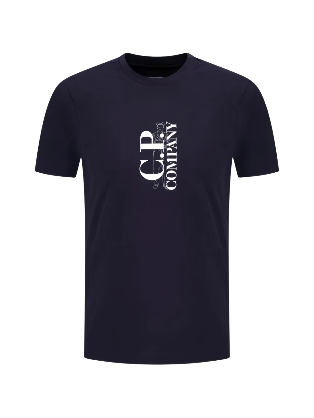 C.P. Company logo-print short-sleeve T-shirt - Blu