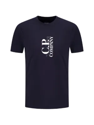 【新品タグ付】 × C.P. COMPANY Tシャツ C.P. Company ロゴ Tシャツ | ブルー | FARFETCH JP