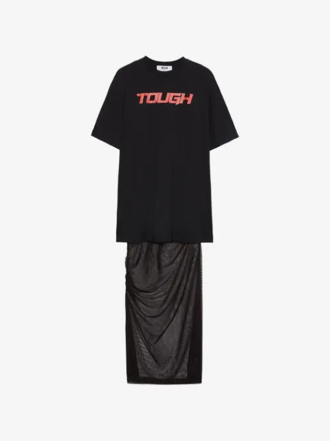 MSGM printed T-shirt dress
