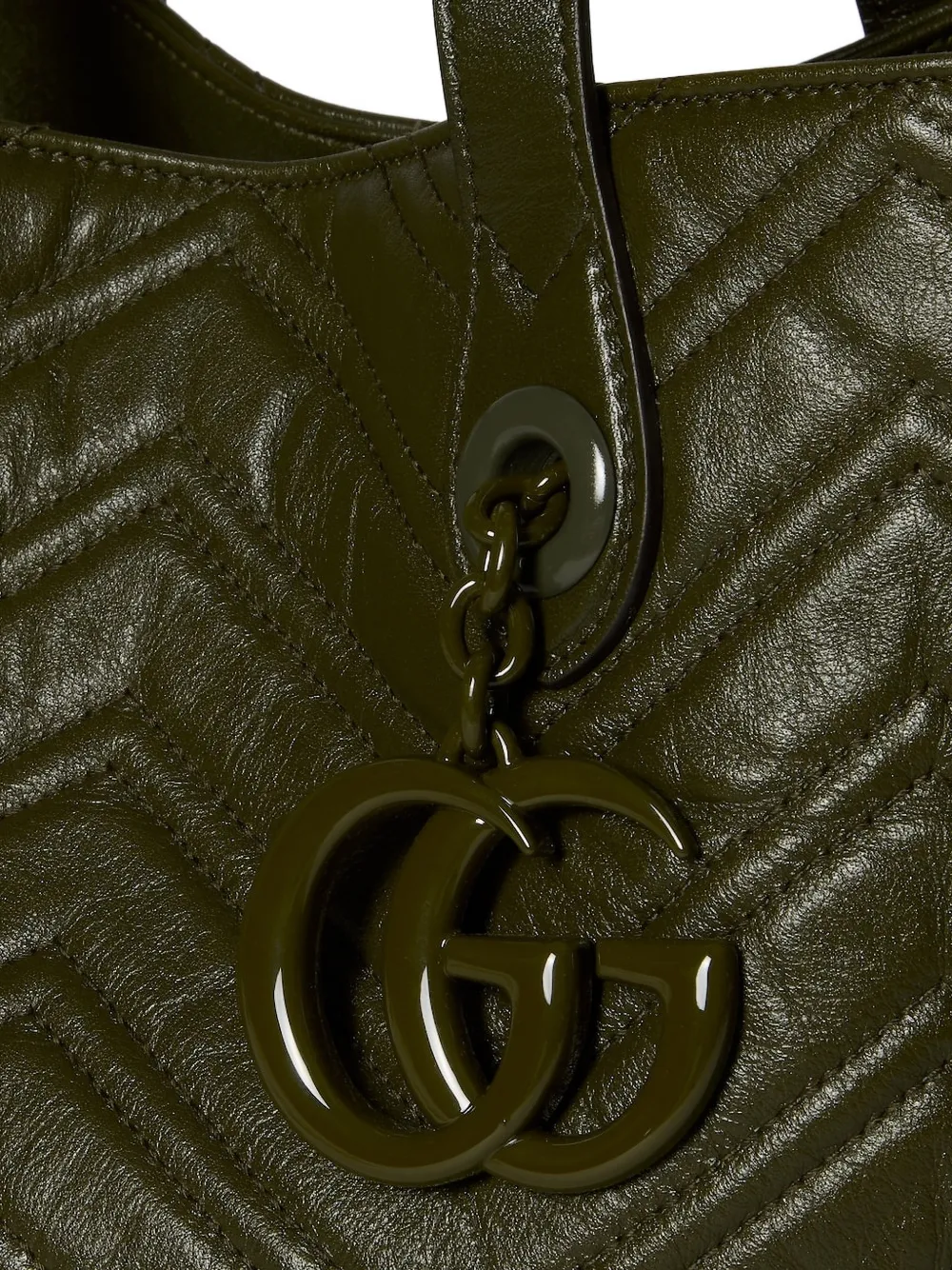 Gucci GG Marmont medium shopper Groen