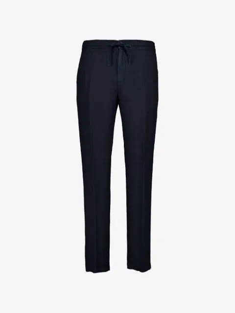 120% Lino drawstring linen trousers
