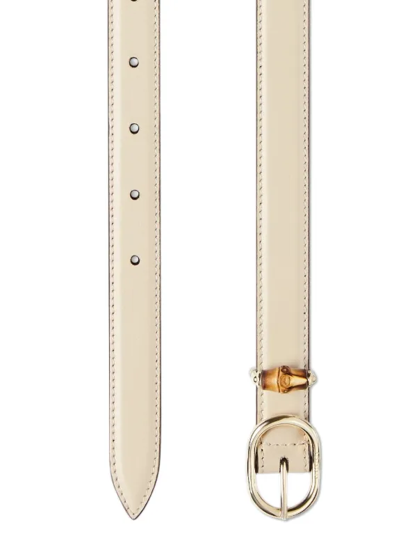 GUCCI ホワイト ハート型バックル ベルト Gucci オーバルバックル ベルト | ニュートラル | FARFETCH JP