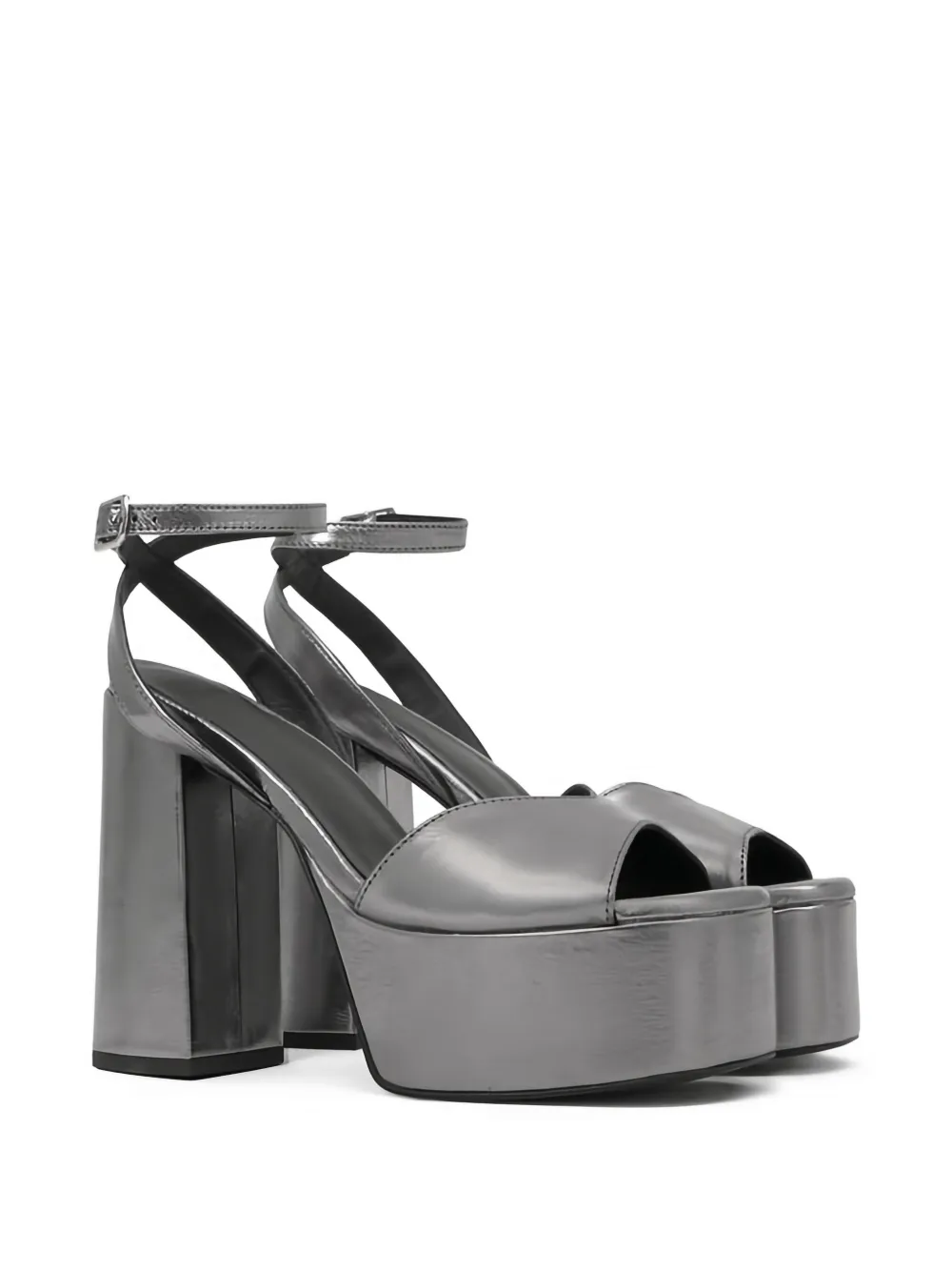 Castañer platform ankle-strap pumps Zilver