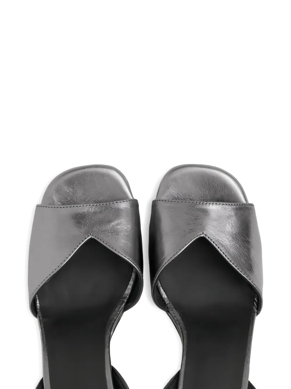 Castañer platform ankle-strap pumps Zilver