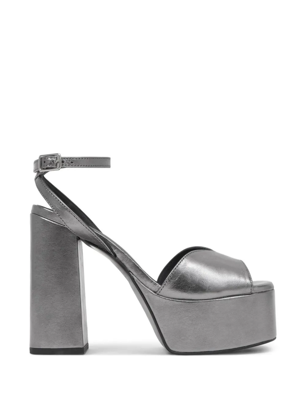Castañer platform ankle-strap pumps - Argento
