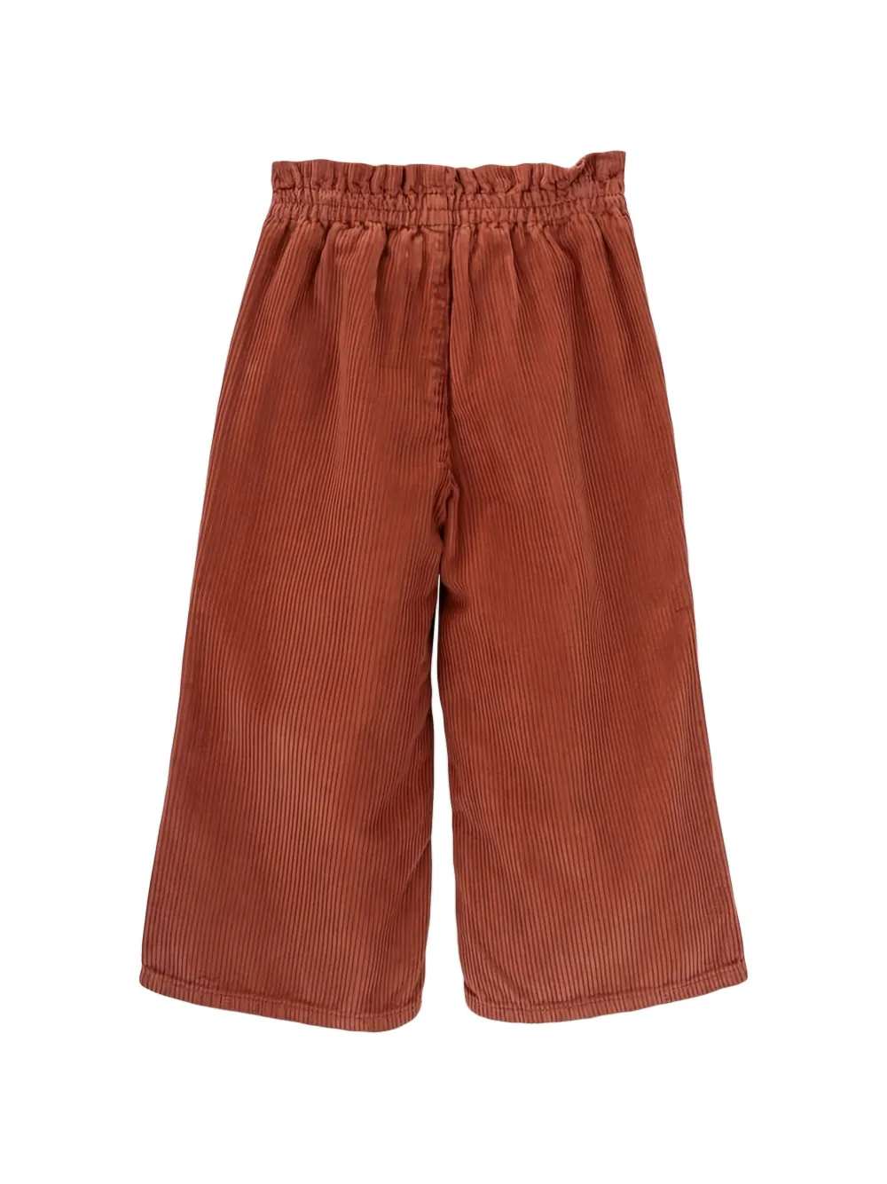 Knot Ribfluwelen broek met zak Oranje