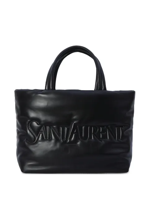 Saint Laurent embossed tote bag