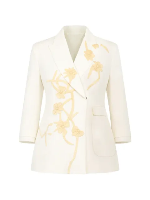 IBRIGU floral-appliqué jacket