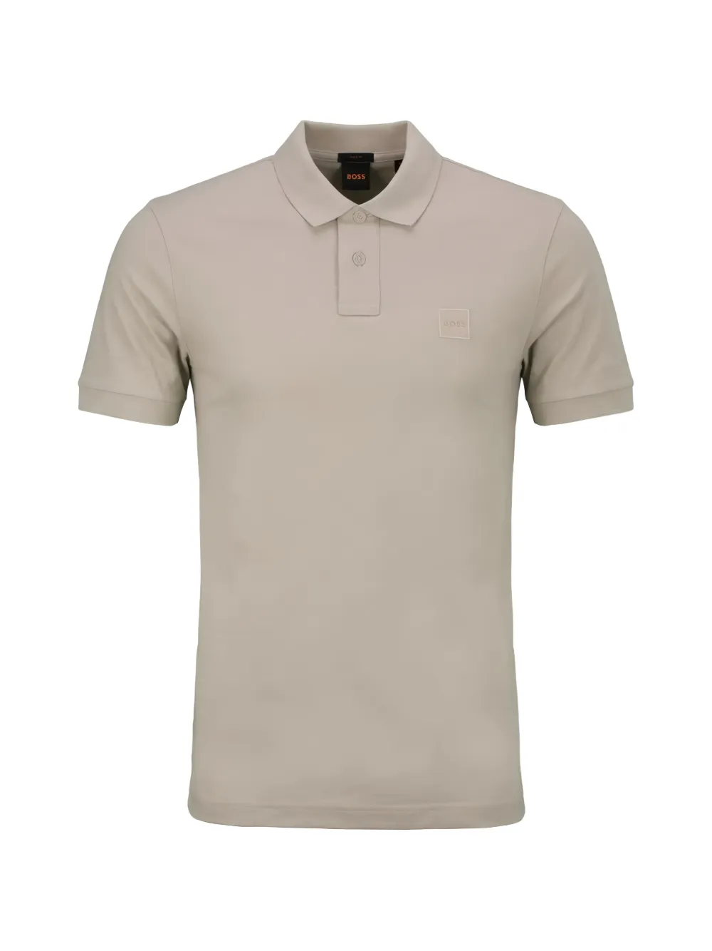 BOSS logo polo shirt - Nude