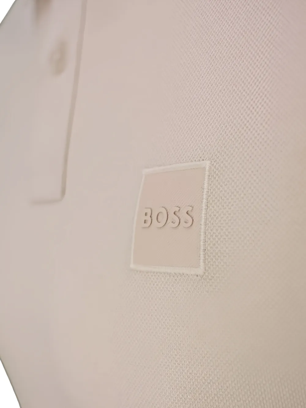 BOSS Poloshirt met logo Beige