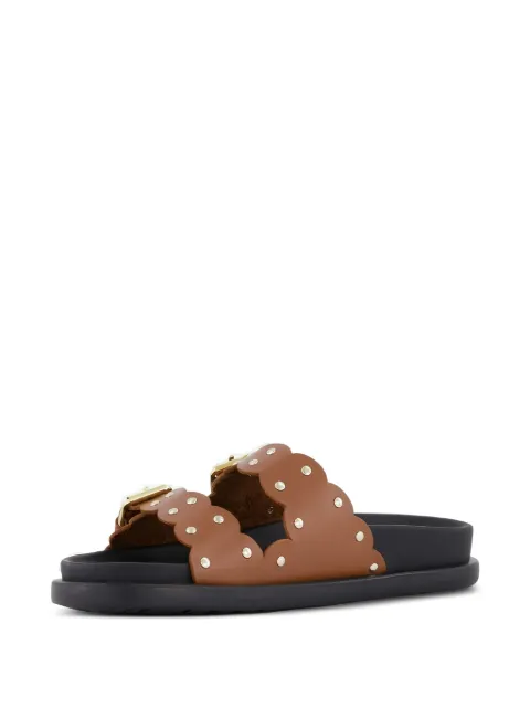 TWINSET Kids scalloped buckle-strap sandals