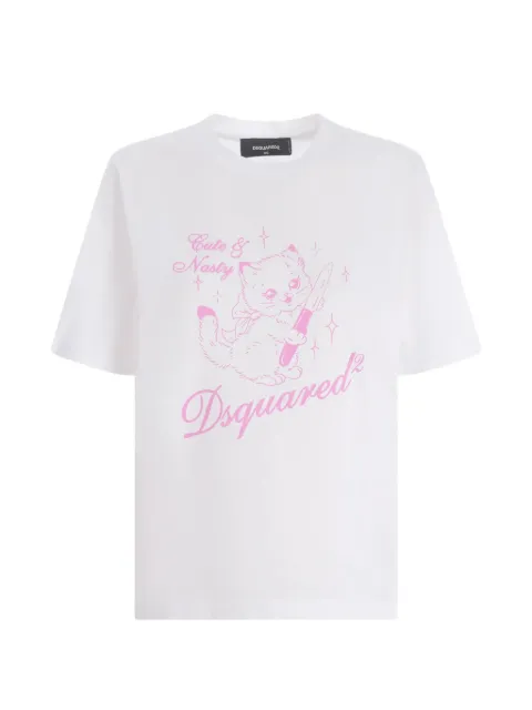 DSQUARED2 cat-print T-shirt