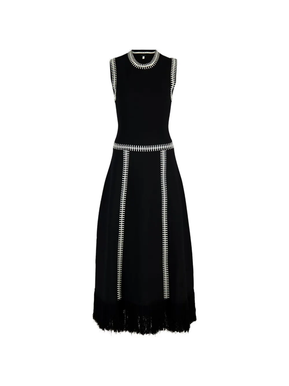 Johanna Ortiz sleeveless maxi dress - Nero